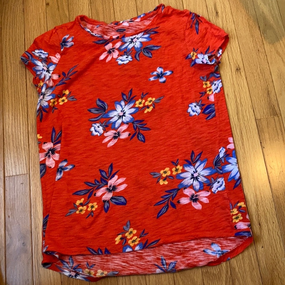 Cut summer tee shirt.